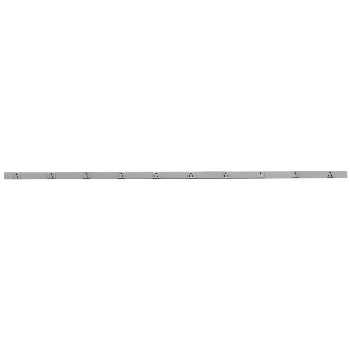 HBL20GB506GY Fully Insulated Pre-Wired Standard Metallic Raceway, 5 ft L x 1.6 in W x 1.1 in H, Steel