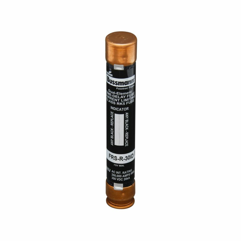 FRS-R-7ID Fusetron  Current Limiting Time Delay Fuse, 7 A, 600 V AC/300 V DC, 200/20 kAIC Interrupt, RK5 Class, Cylindrical Body