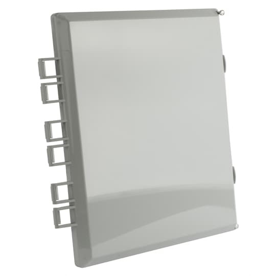 NJ1210L Carlon External Hinge Enclosure Lid, 12 in L x 10 in W, For Use With Circuit Safe NEMA Enclosure, Polycarbonate