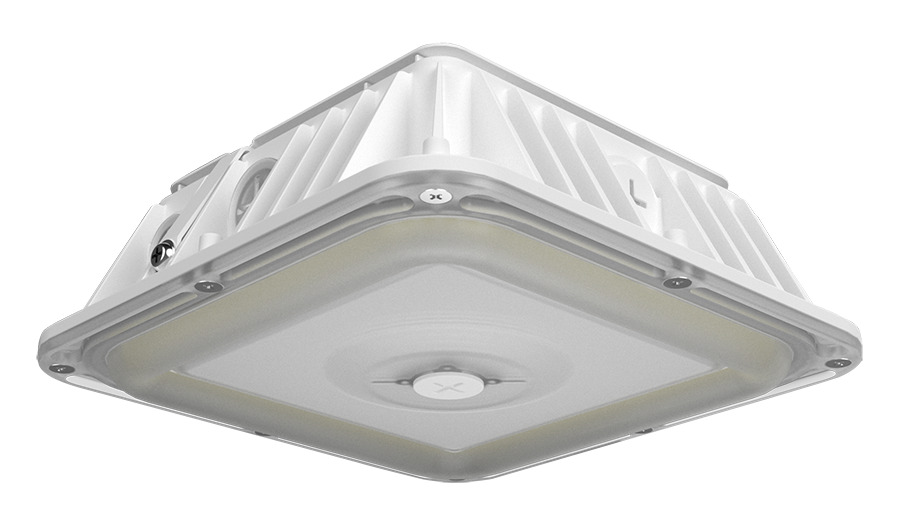 VAN17-50W VAN17 Canopy Light, 29.3 to 49.1 W Fixture, 120 to 277 V, White Housing