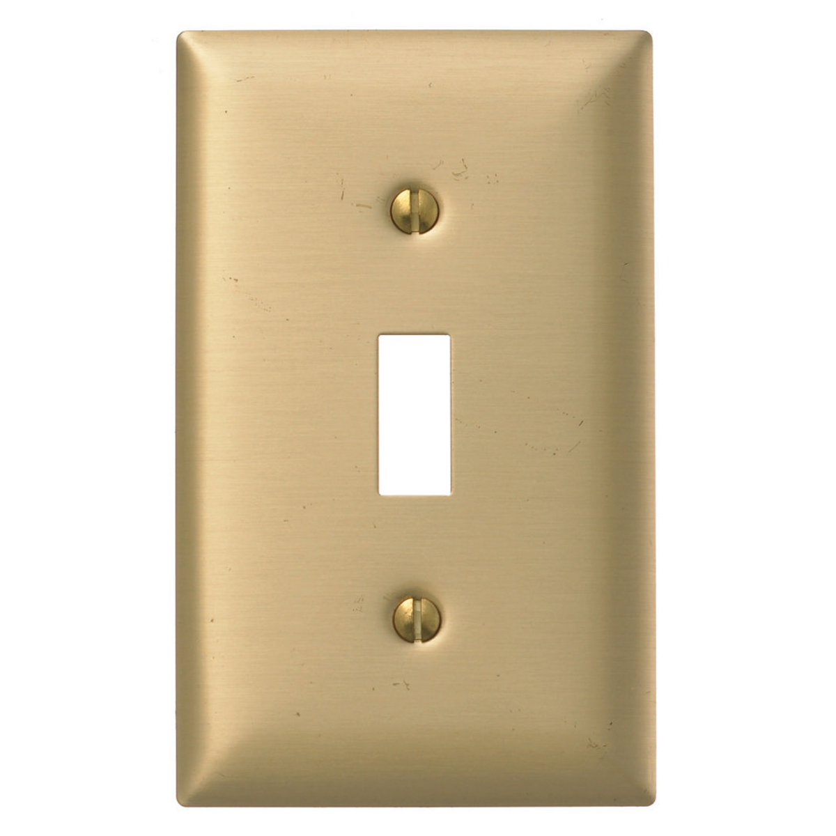SB1 Standard Wall Plate, 1 Gangs, 4.4 in W x 2.7 in H, Brass
