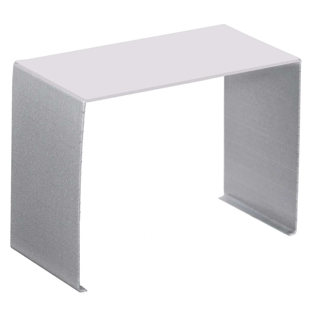 HBLALU5006 Standard Cover Clip, For Use With HBLALU5000 Series Aluminum Raceway, Aluminum, Satin Anodized