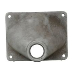 YYP910 Hub Plate, For Use With AJ, AJX and AJC Series 400 A Back Box, 4 in Hub, Feraloy Iron Alloy