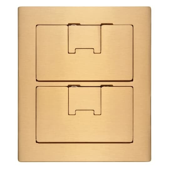 E9762B Carlon Multi-Gang Non-Metallic Floor Box Cover, 8-1/4 in L x 7.13 in W, Thermoplastic