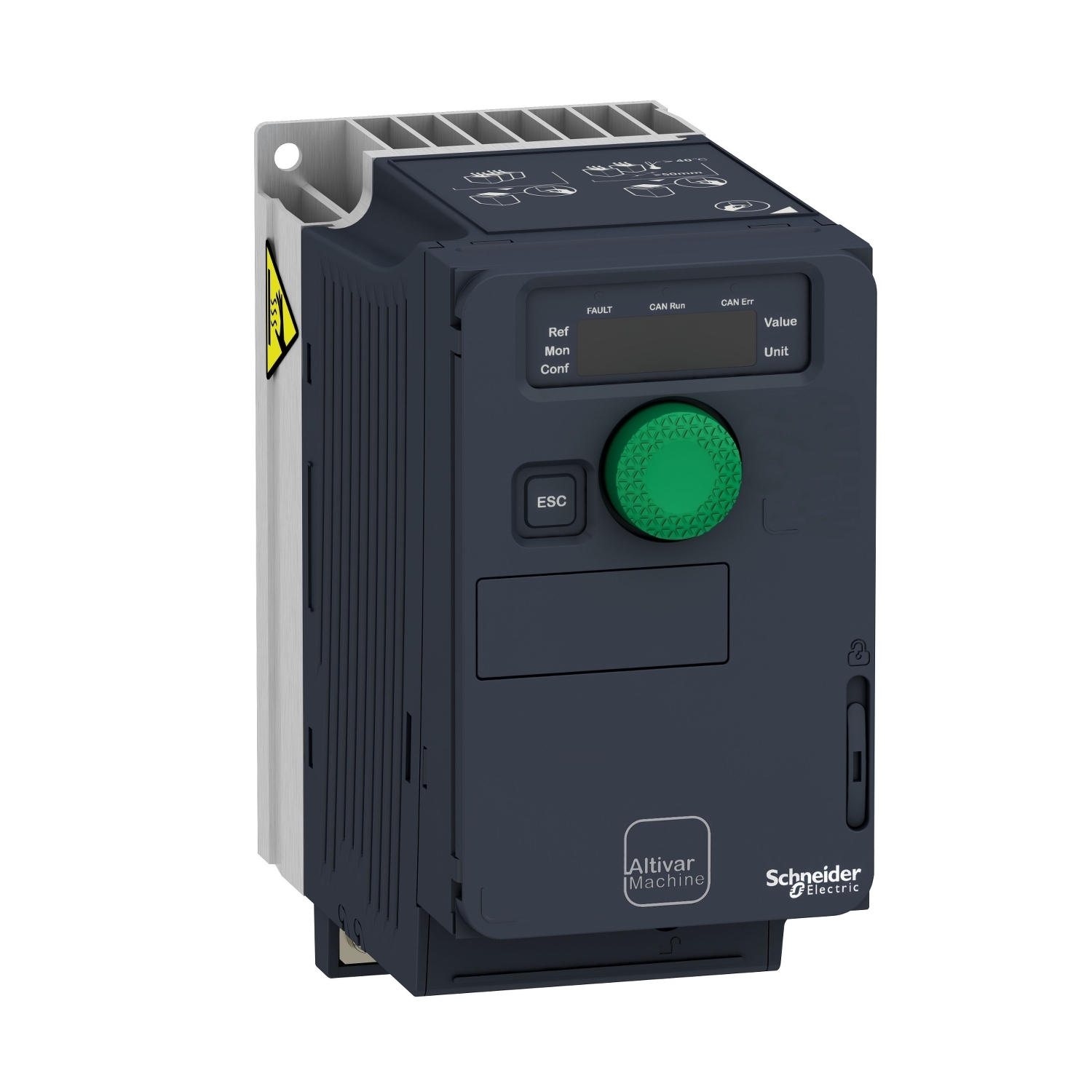 ATV320U06M3C Altivar 320 3-Phase Compact AC Variable Speed Drive, 200/240 V AC, 4.2/4.9 A, 3/4 hp, 2.83 in W x 4.29 in D