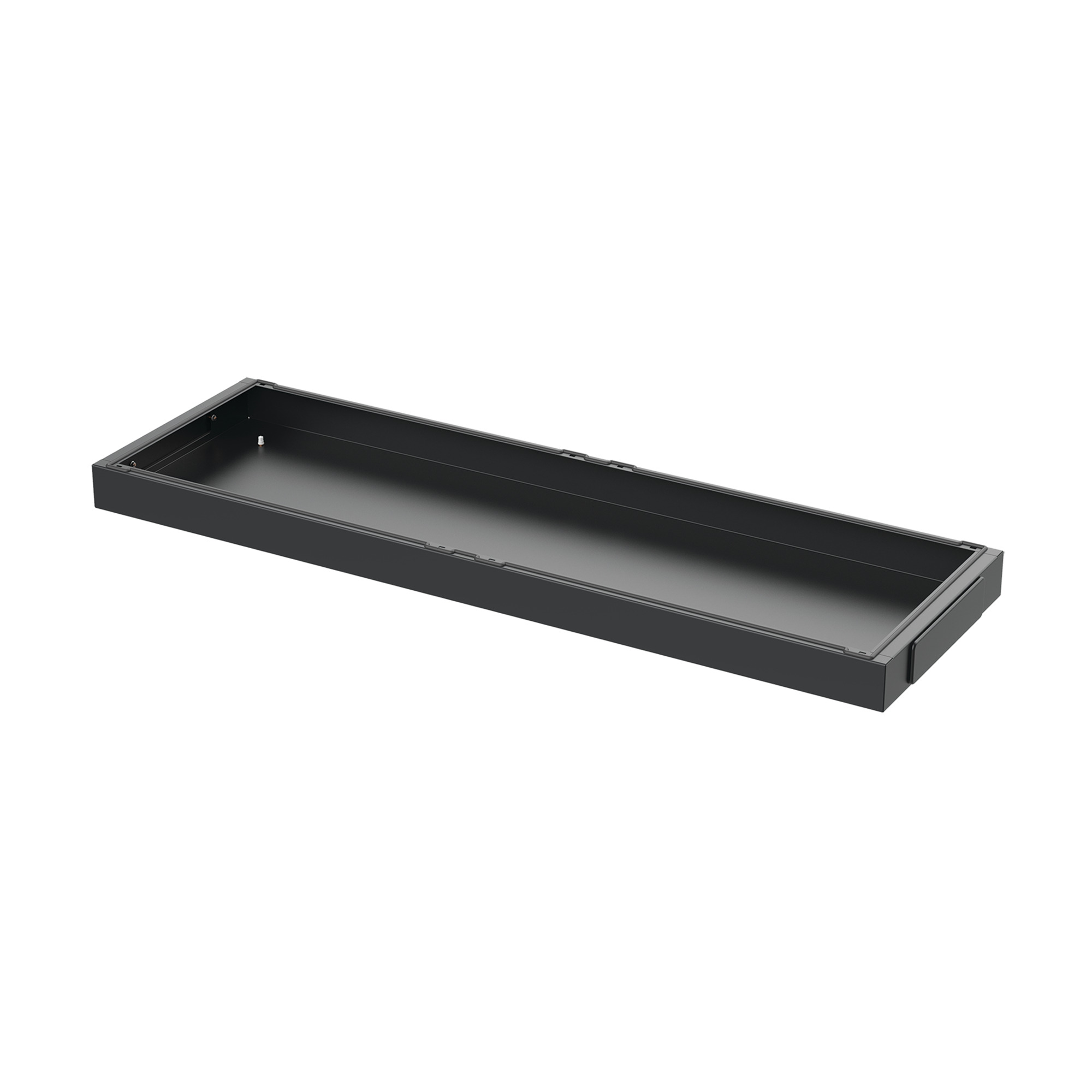 PB1186 ProLine P20 Modular Solid Base, 100 mm H x 1799 mm W x 559 mm D, For Use With ProLine DD 1800 x 600 mm Modular Enclosure Frames, Steel, Black