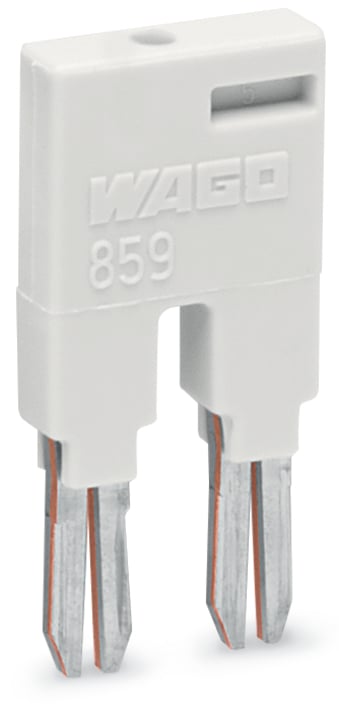 859-402/000-005 859 Insulated Jumper, 2 Poles, 0.84 in H x 0.39 in W x 0.09 in D