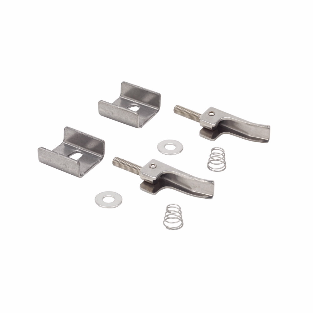FC412SS Fast Access Clamp Kit, For Use With NEMA 4/4X/12 Single Door Wall Mounting Enclosure, Stainless Steel
