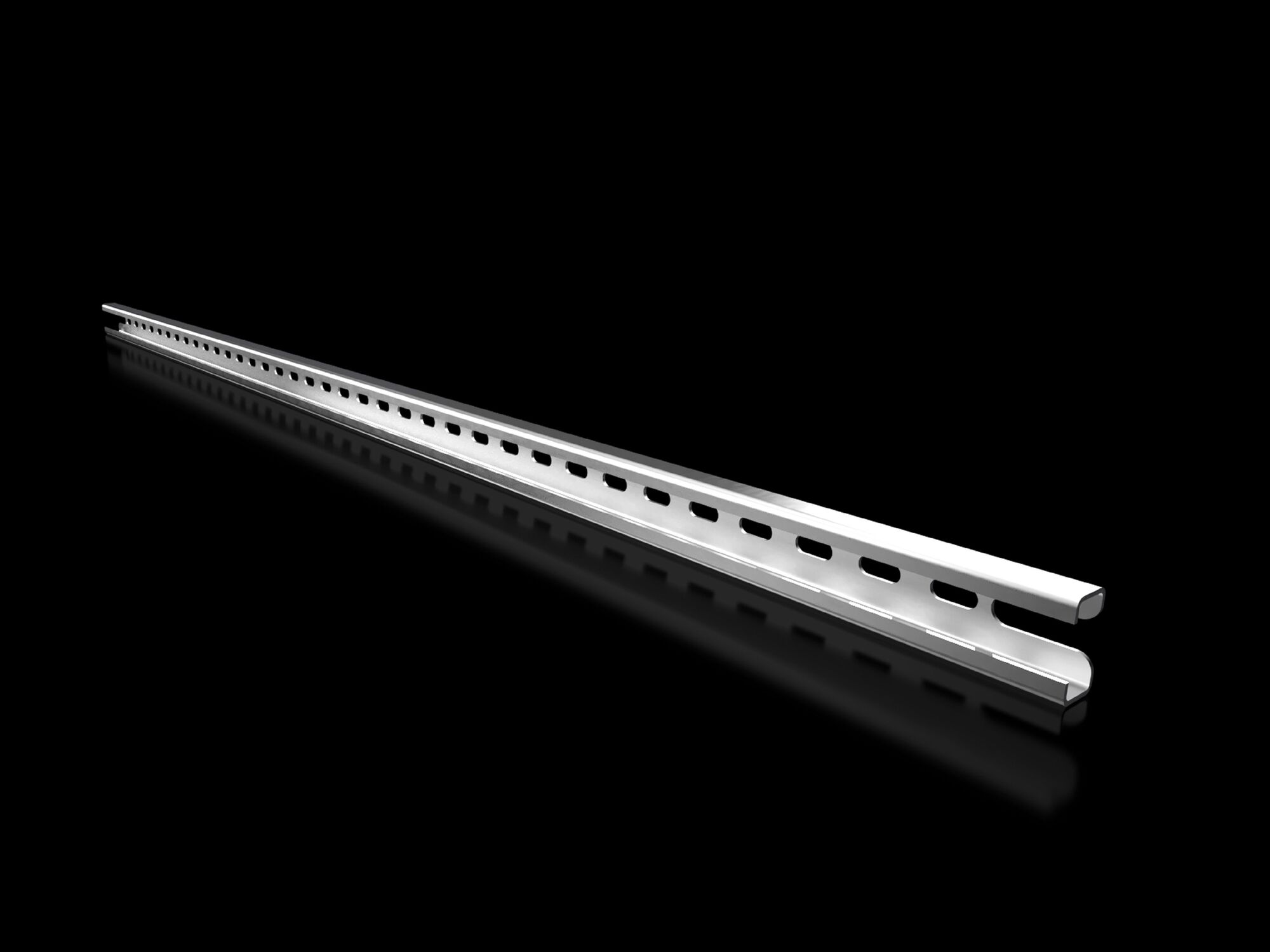 4945000 Type C Mounting Rail, 30 in L, For Use With SZ, VX, SE, TS Series 800 mm W x 800 mm D Enclosure, Sheet Steel