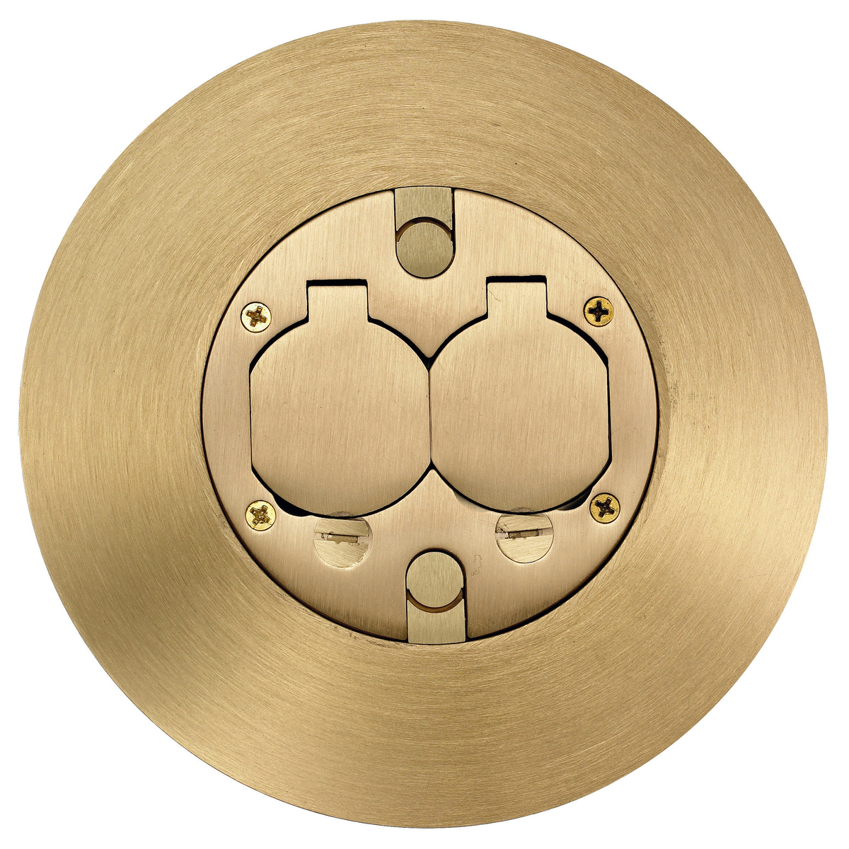 FRFBRS2A Standard Fire-Rated Poke-Through Flush Service Fitting, 7 in Dia, Composite