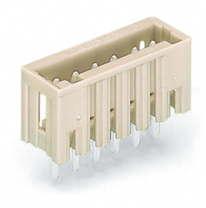734-150 Straight THT Male Header, 320 V, 20 Positions, 0.138 in, Polyamide
