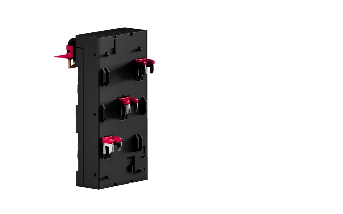 RX CB component adaptor 250 A, 3-pole, design: Easy Fix, W: 105 mm