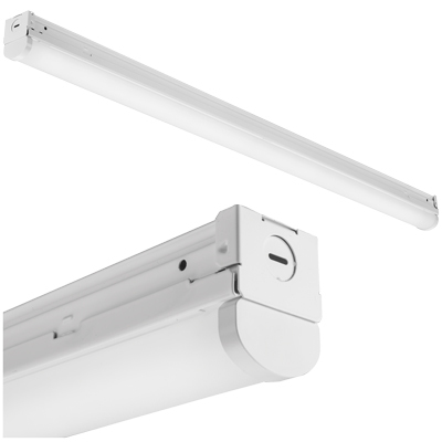 ZL1D L48 5000LM FST MVOLT 40K 80CRI WH 48 inch ZL LED Strip Light with Drop Lens and Uplight, 5000 LM, 4000K