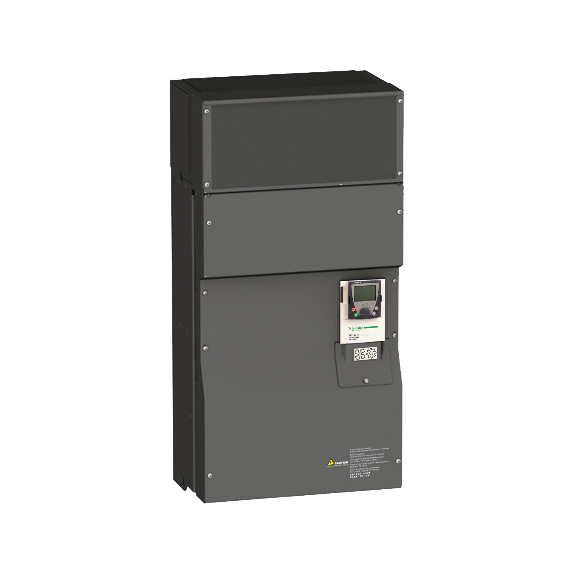 ATV61HC40N4 Altivar 3-Phase Enclosed Drive, 460 V, 759 A, 600 hp, 35.04 in W x 14.84 in D