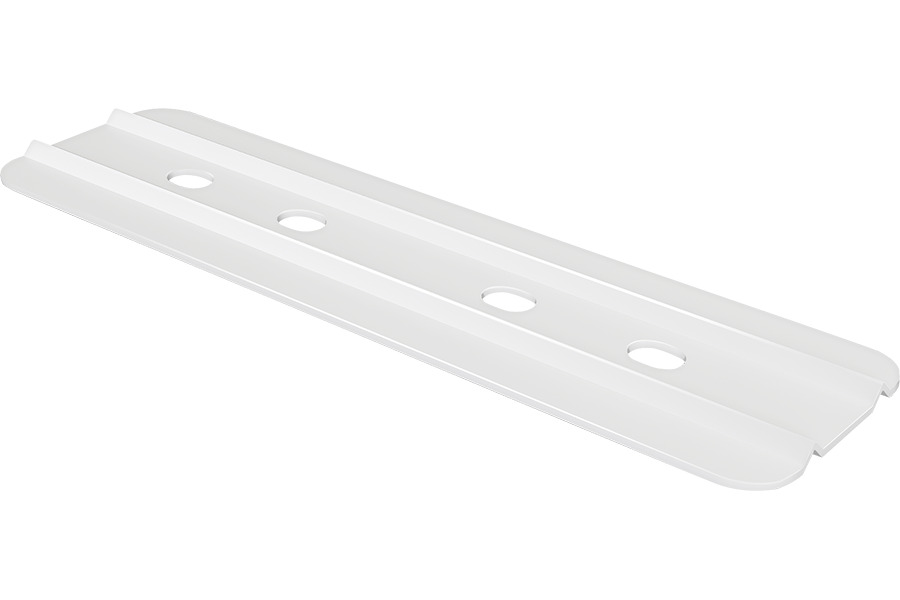 STRP-BPLATE Bracket Plate, For Use With 120 to 277 V AC STRPLED Strip Light, Bay Light, Ceiling Mount, White