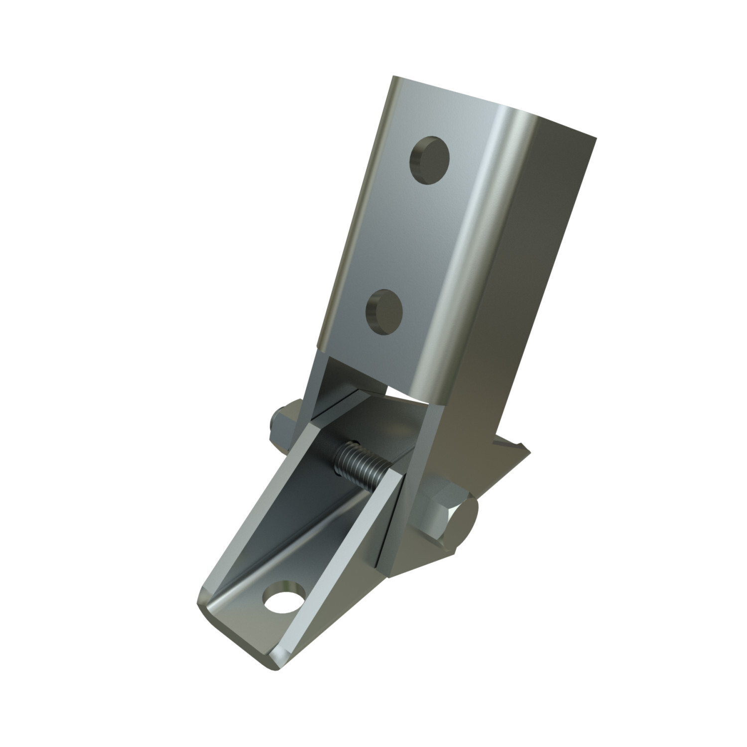 P2815-EG Adjustable Brace, 5-3/8 in L x 1-7/8 in W x 0.22 to 0.25 in THK, Steel
