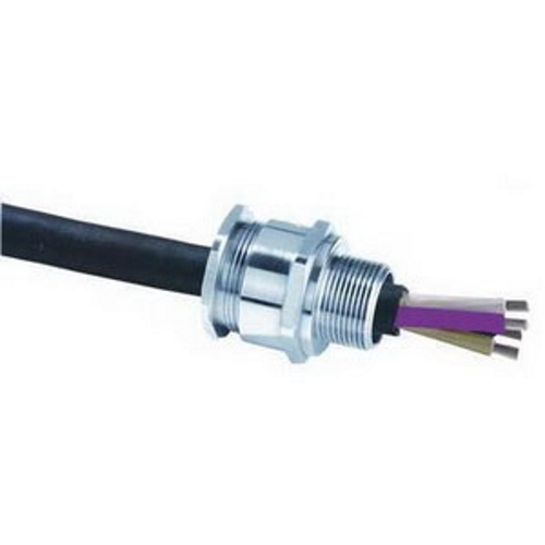 20A2F5 A2F Flameproof Cable Gland Connector, M20 Trade, 20 Cable Openings, Brass, Nickel Plated