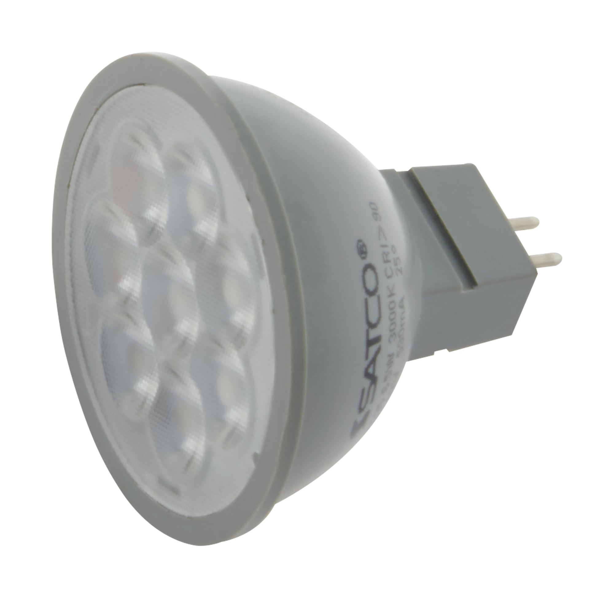 S11343 Forward/Reverse Phase Dimmable LED Lamp, 6 W, 50 W Incandescent Equivalent, GU5.3 Lamp, MR16 Shape, 550 Lumens
