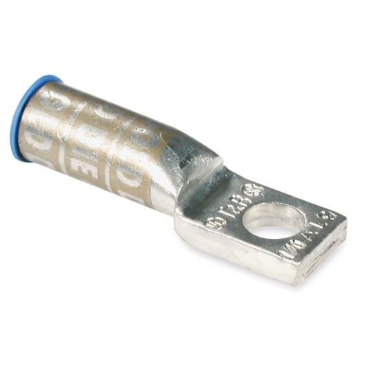 61165 Color-Keyed 1-Hole Compression Equipment Connector Lug With Neoprene Insulating Cover, 350 kcmil Aluminum/Compact Conductor, Die Code: 87H, 1/2 in Stud, Aluminum