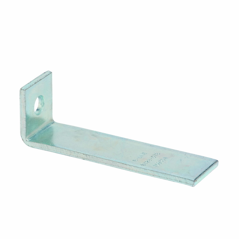 B420-378ZN 90 deg Corner Angle, 1 Holes, 3-7/8 in L x 1-7/8 in W x 7/32 in THK, Steel