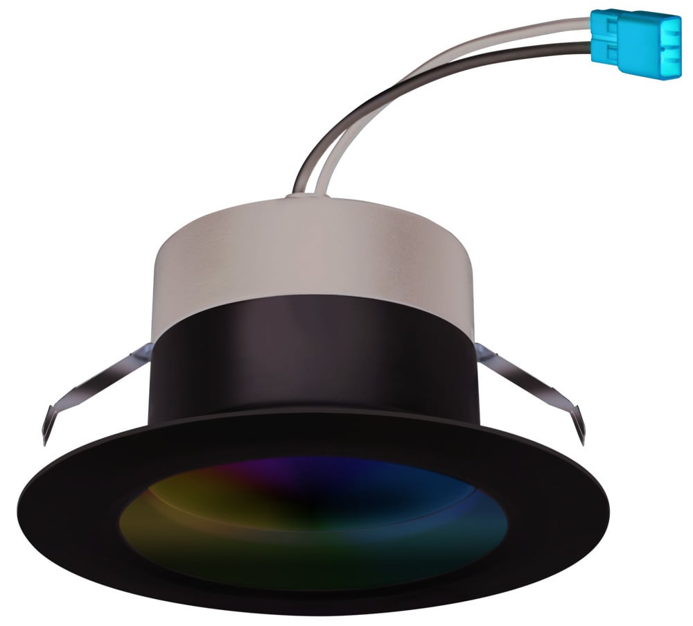 RB4SC RGBW MW M6 RetroBasics Smart Housing Trim Kit, 120 V, 4.25 in Ceiling Opening, Die-Cast Aluminum Housing