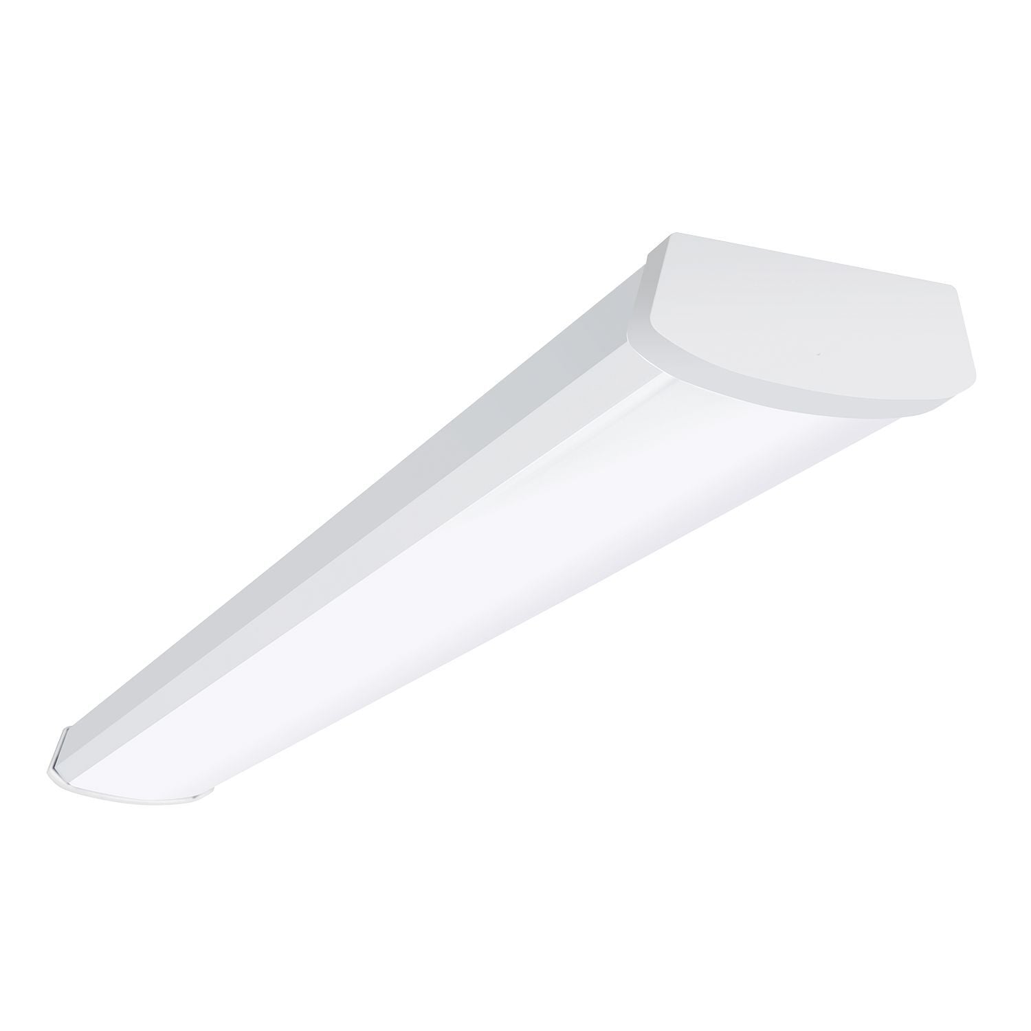 4NWS3C3-UNV Metalux NWS Dimmable Wraparound Light, 31.8 W Fixture, 120 to 277 V, White Powder Coated Housing