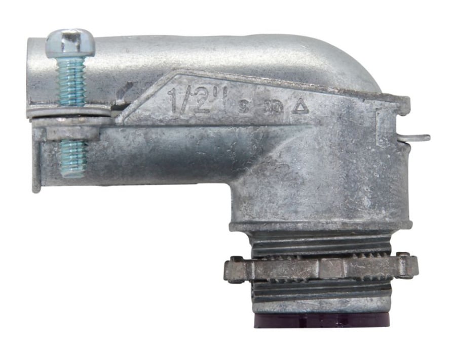 1744DC Insulated Squeeze Conduit Connector, 2-1/2 in Trade, For Use With Flexible Metal Conduit, Die Cast Zinc, Natural