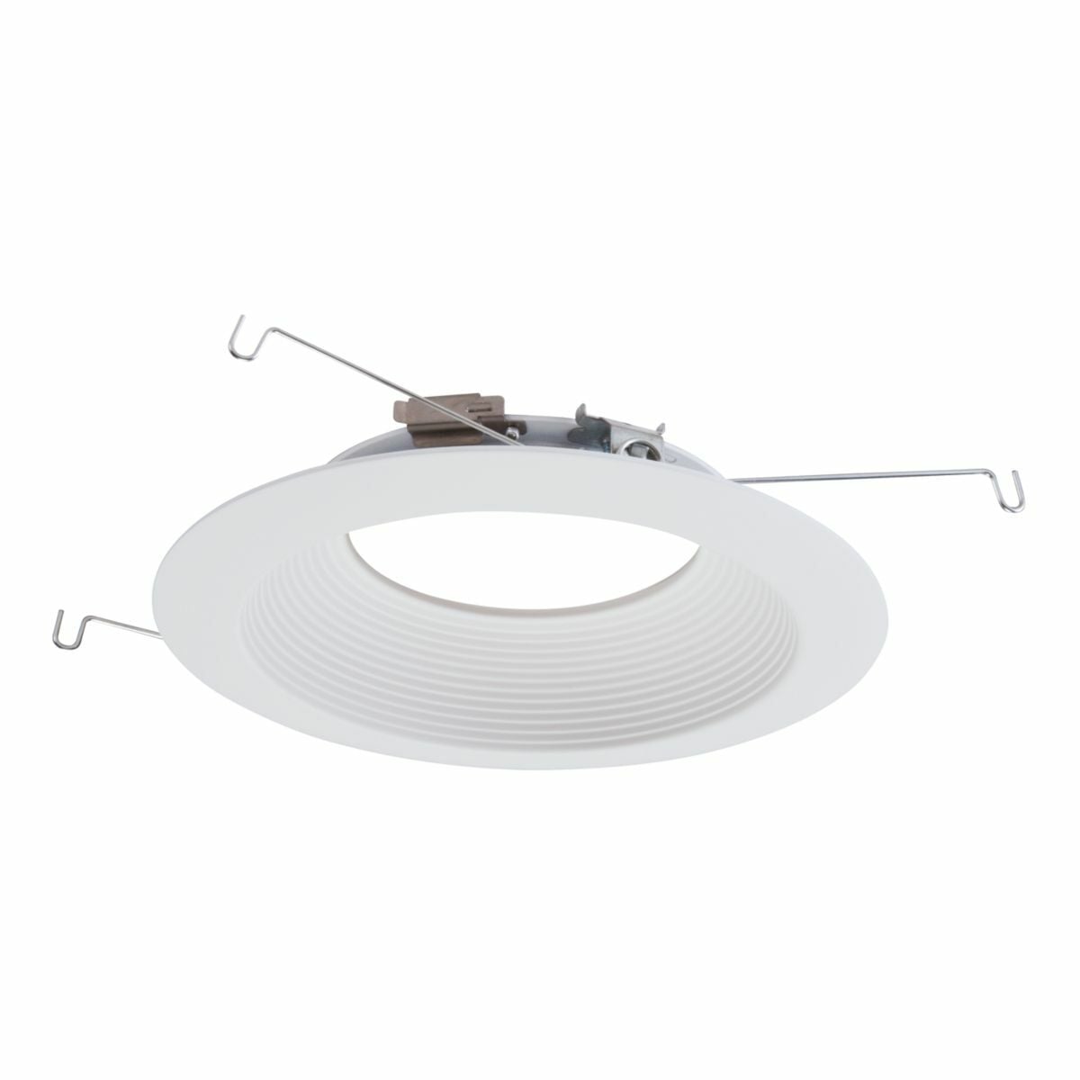 696WB Halo Air-Tite Eyeball Low Profile New Construction/Remodel/Retrofit Baffle Trim, 6 in ID x 7.3 in OD, LED Lamp, For Use With ML56 Series LED Light Module, Aluminum