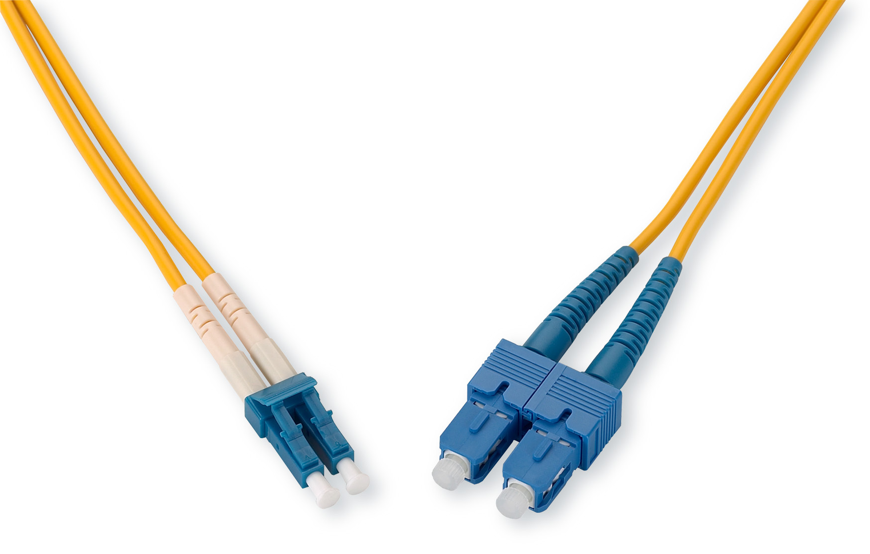 LC to SC Duplex SM 9/125 Patch Cord, 1 Meter