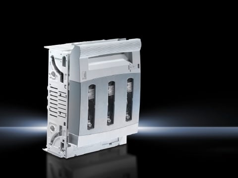 9345200 Fuse Holder, 600 V AC, 101 to 200 A, 3-Pole, 3-Phase, Bus Mounting, Box Terminal, 4/0 AWG to 600 kcmil, For Use With 5/10 mm Cross Section H Busbar, 60 mm Center-to-Center Spacing Bus System, 41 mm Phi x 146 mm L Class J Fuses, Pale Gray