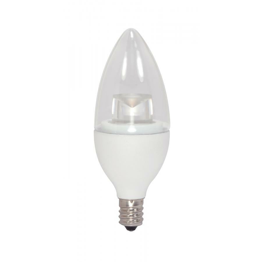 S29618 Dimmable LED Lamp, 3.5 W, 40 W Incandescent Equivalent, E12 Lamp, B11 Candle Shape, 300 Lumens