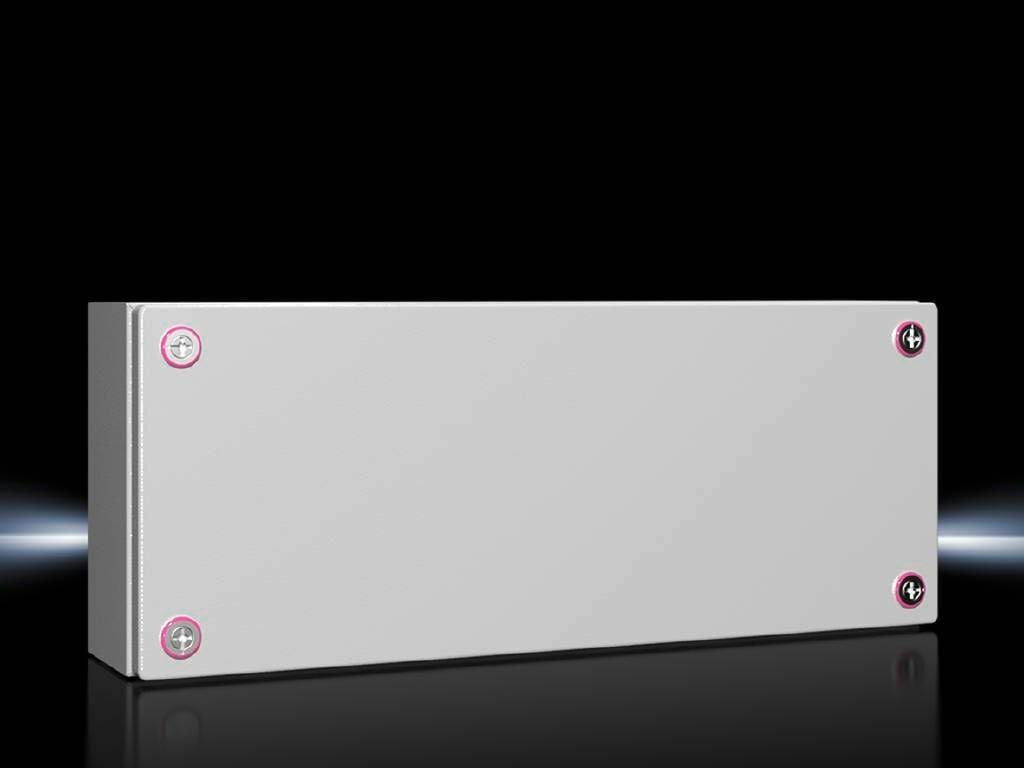 1506000 KX Series Small Terminal Box, 600 mm W x 120 mm D x 200 mm H, NEMA 4, Carbon Steel