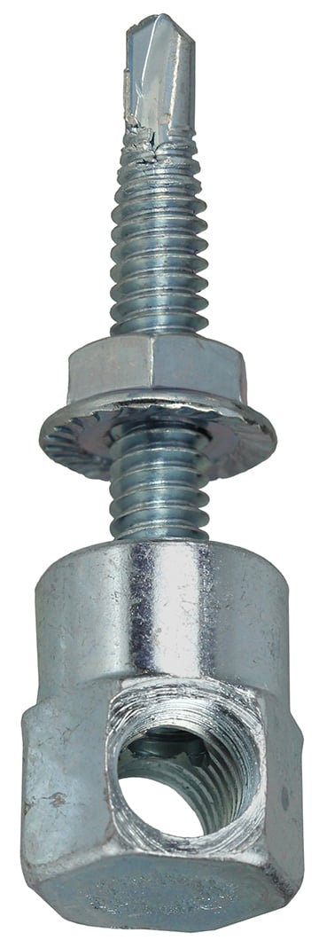 SSM38SR 4600 Metal Drilling Side Mount Rod Hanger With Nut, 1-1/2 in OAL, Steel