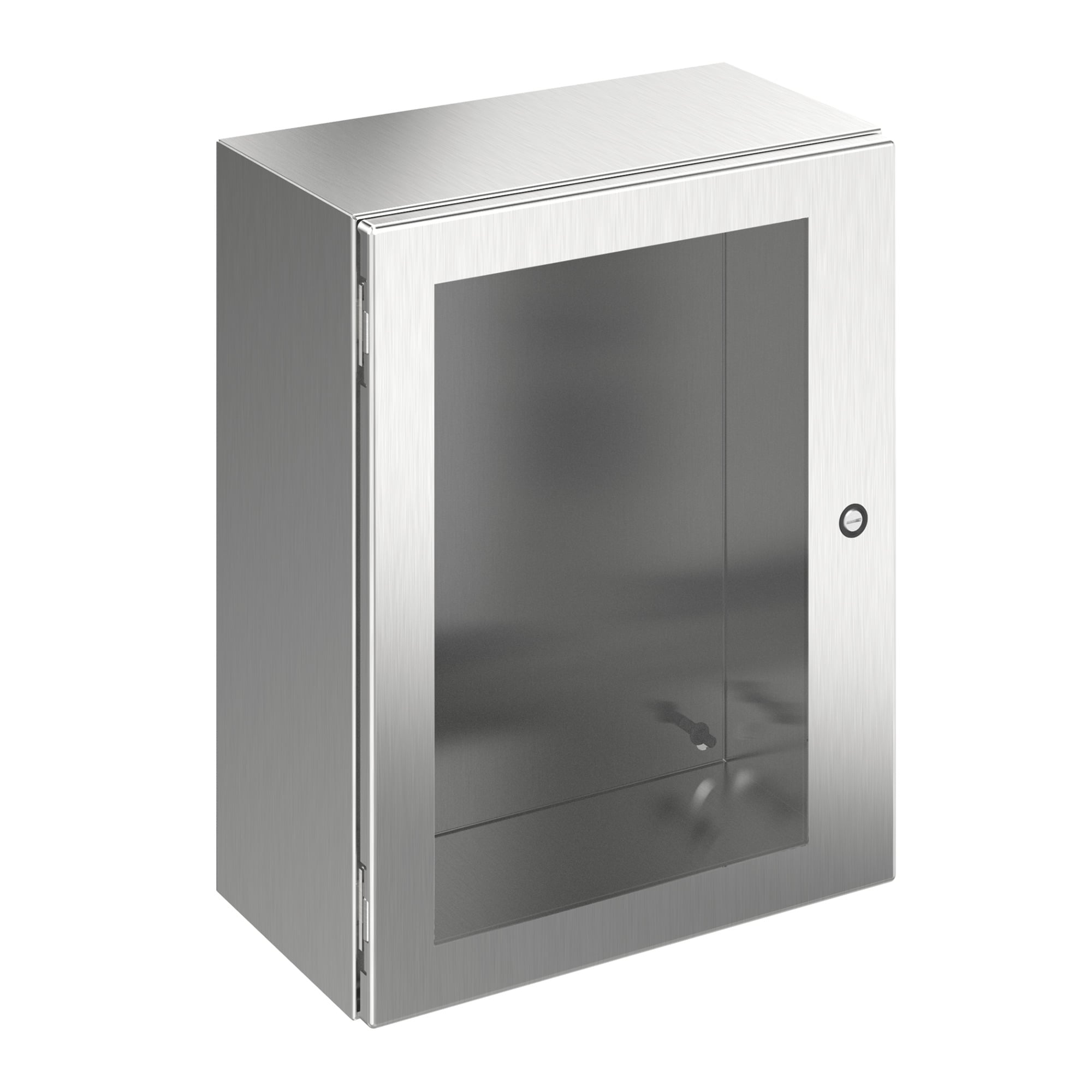 CSD242410WSS Concept CWS 1-Door Enclosure, 24 in L x 24 in W x 10 in D, NEMA 4X NEMA Rating, 304 Stainless Steel
