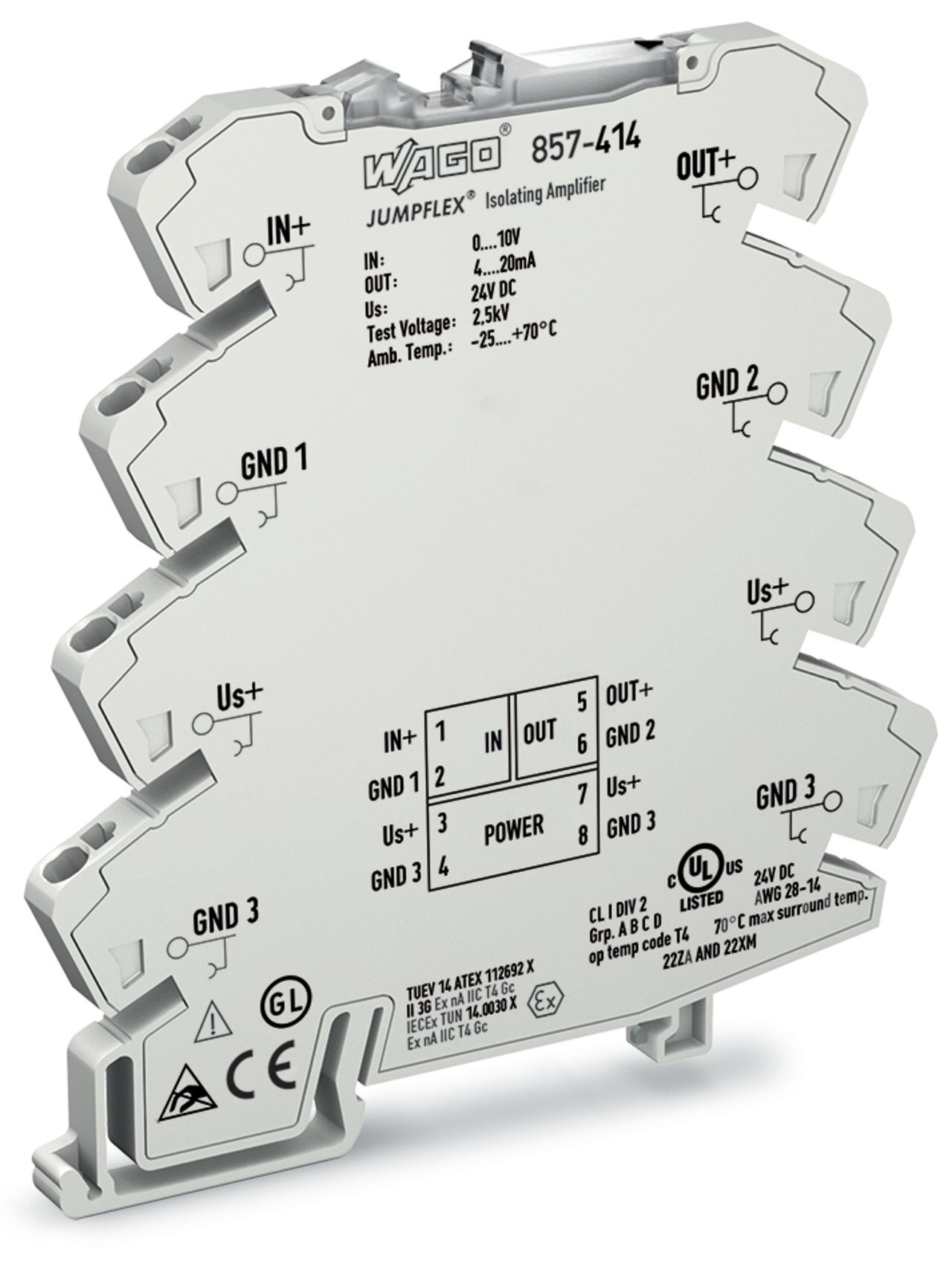 857-414 857 Amplifier, 24 V DC Input