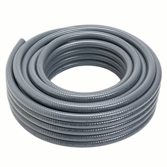 15005-100 Carlon Non-Metallic Liquid Tight Conduit, 1/2 in Trade, 51.3 mm ID x 60.3 mm OD, 100 ft L, PVC