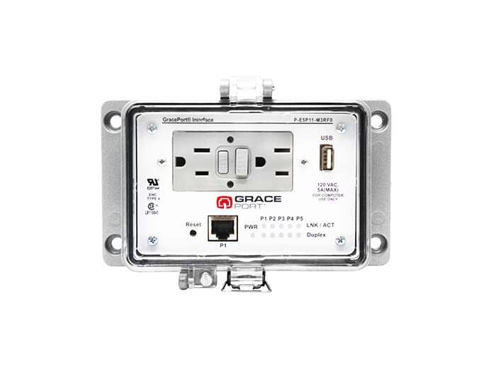 P-E5P11-M3RF0 Duplex Panel Interface Connector, Polycarbonate Housing
