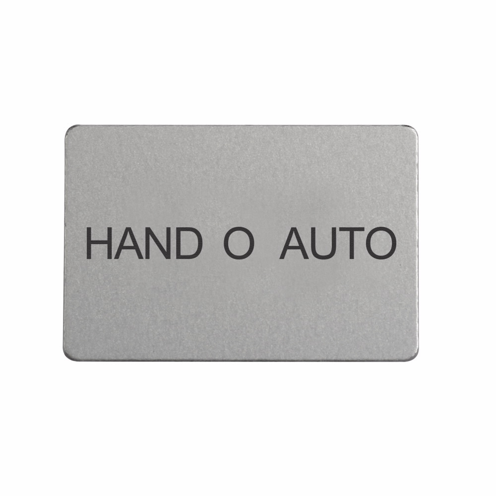 M22-XST-D12 Legend Plate Insert, 1 in H x 1-1/2 in W, Rectangular Plate