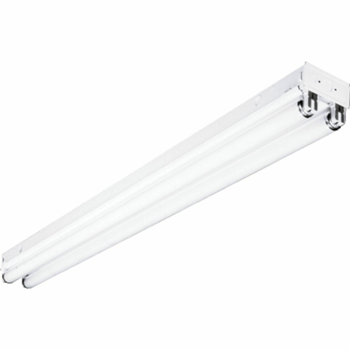 CS8-232-4EU Straight Sided Strip Light, (2) Lamp, 120 to 277 V AC, Baked Enamel Housing