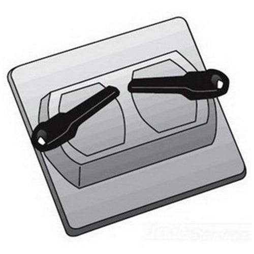 FS-2-WSCA Type FS-2 Cast Device Box Cover, Sand Cast Aluminum