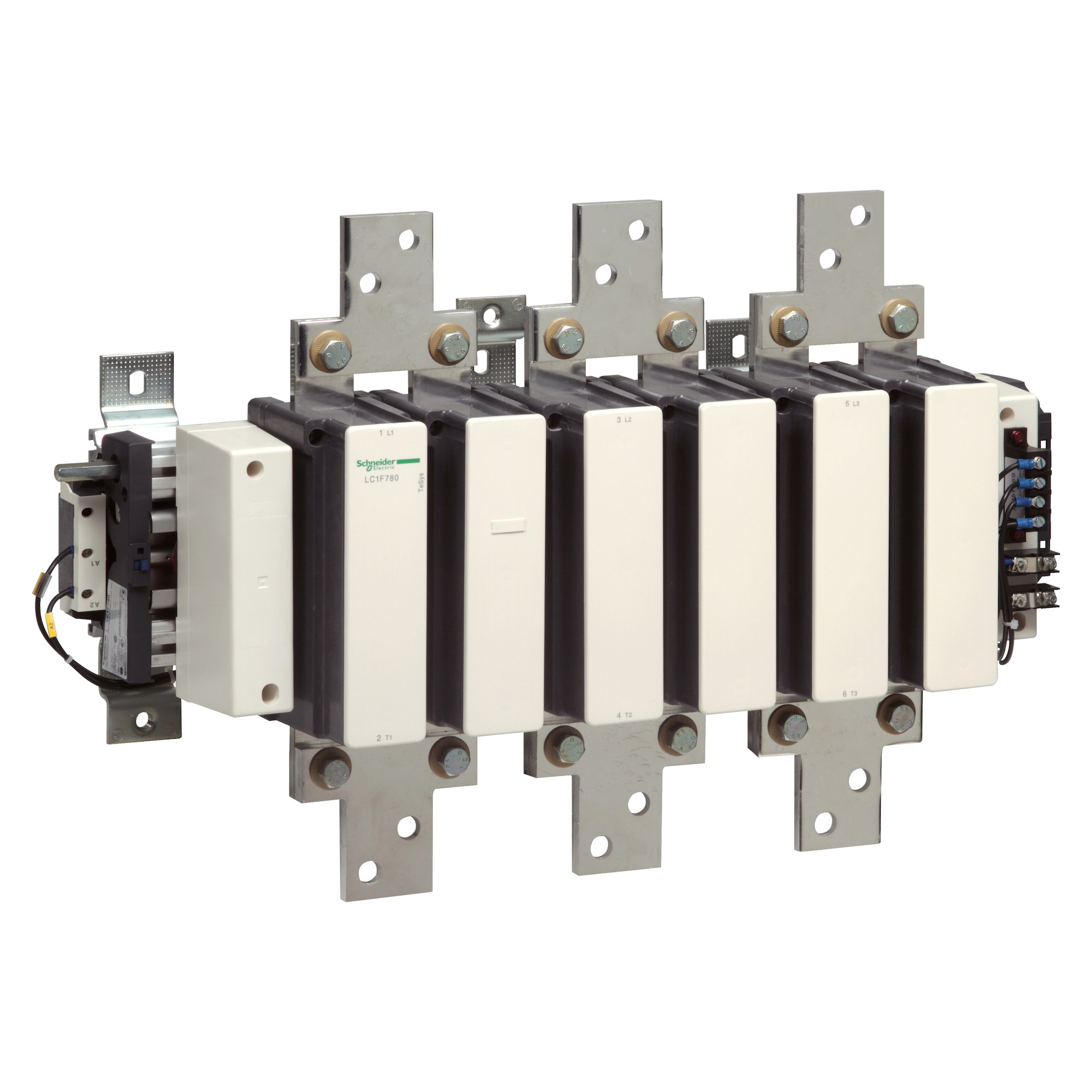 LC1F780M7 TeSys F Contactor, 220 V AC V Coil, 1600 A, 3NO Contact, 3 Poles
