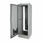 Freestand Single Access White Inside Type 12, 72.06x72.06x24.06, Gray, Steel