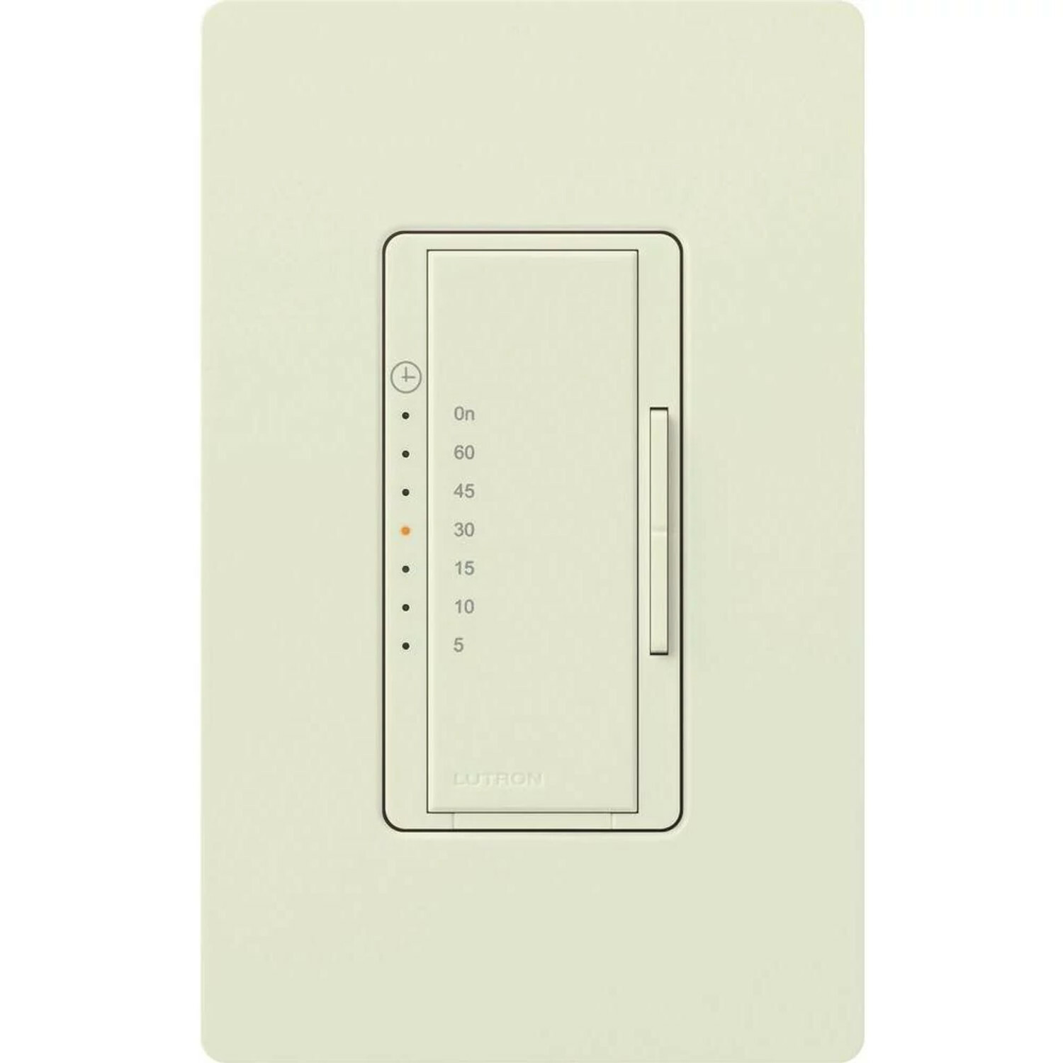 MA-T51MN-BI Maestro Countdown Timer Switch for Fans and Lights, Neutral Required, 150W LED, 3 Amp Fan, 1 Pole/Multi-Location, Biscuit