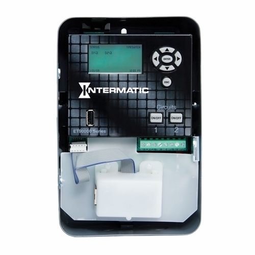 ET90215CE ET90000 Astronomic Electronic Timer Switch, 1 sec to 365 days Setting, 120/277 V AC, 1, 2 hp, 1CO 1 Form C SPDT Contact, 1 Poles