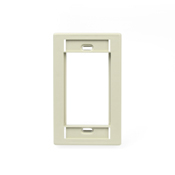 41290-SMT QuickPort MOS Wallplate, 1 Gang, 2-3/4 in W, ABS, Surface Mount