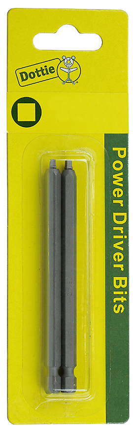 IB26C 2-Piece Carded Power Bit, #2 Point, 6 in OAL, Steel