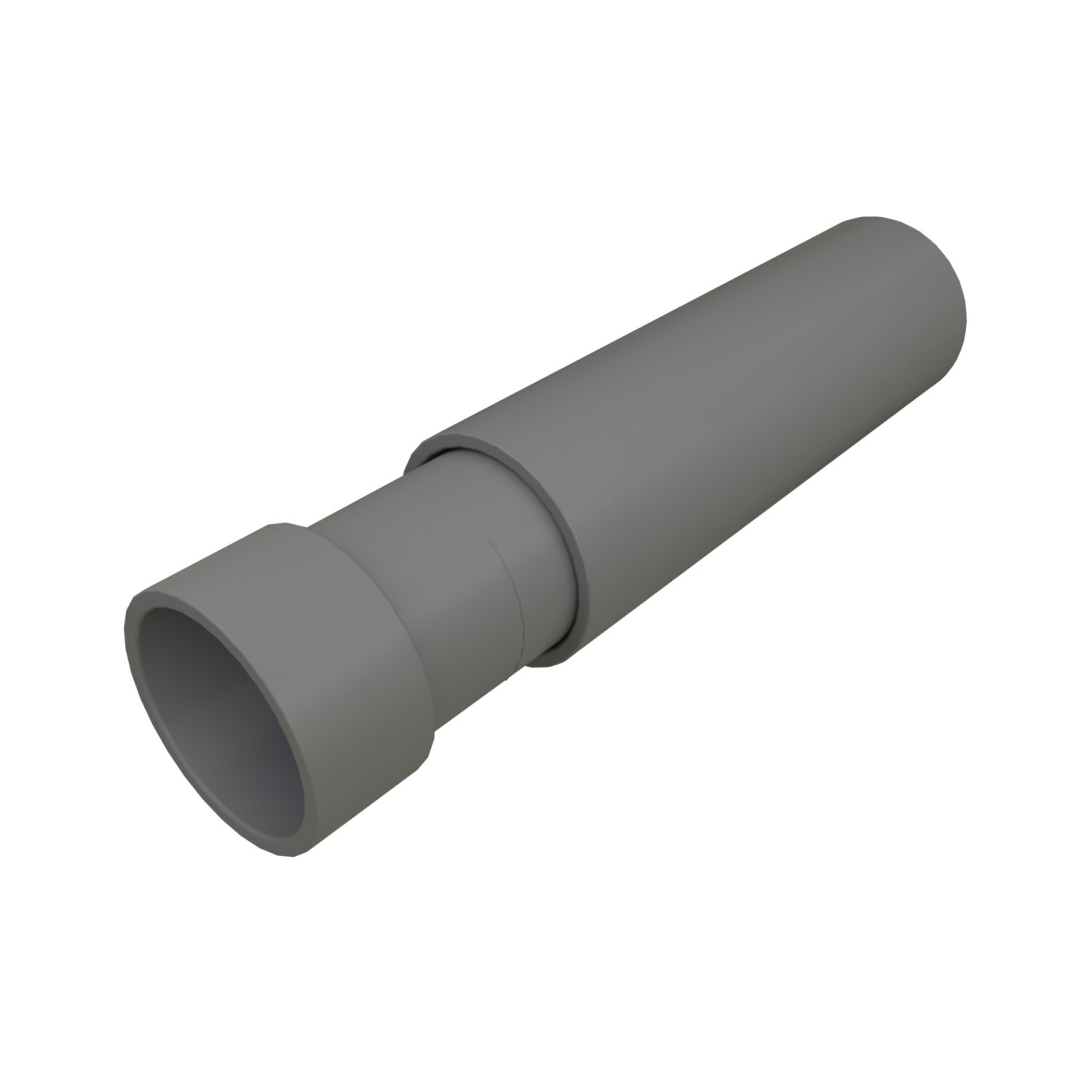 789651 2-Piece Straight Expansion Coupling, 2 in, For Use With Rigid PVC Conduit, PVC