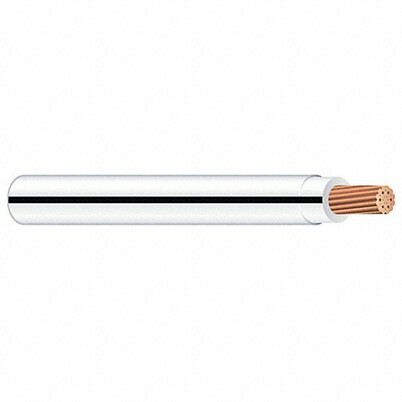 58019205 THHN Wire, 12 AWG, Copper Conductor, Stranded, White/Black, 2000 ft CoilPak