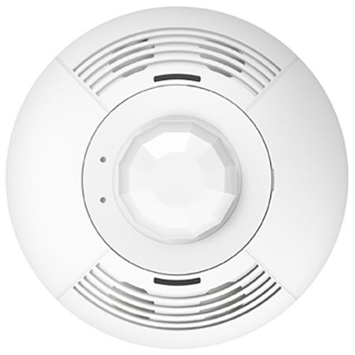 LOS-CDT-2000R-WH LOS Ceiling Mount Sensor, Dual Technology, 2000 sq ft, 360 Degree View, Self Adapt, Dry Contact Closure Output, 20-24V, White