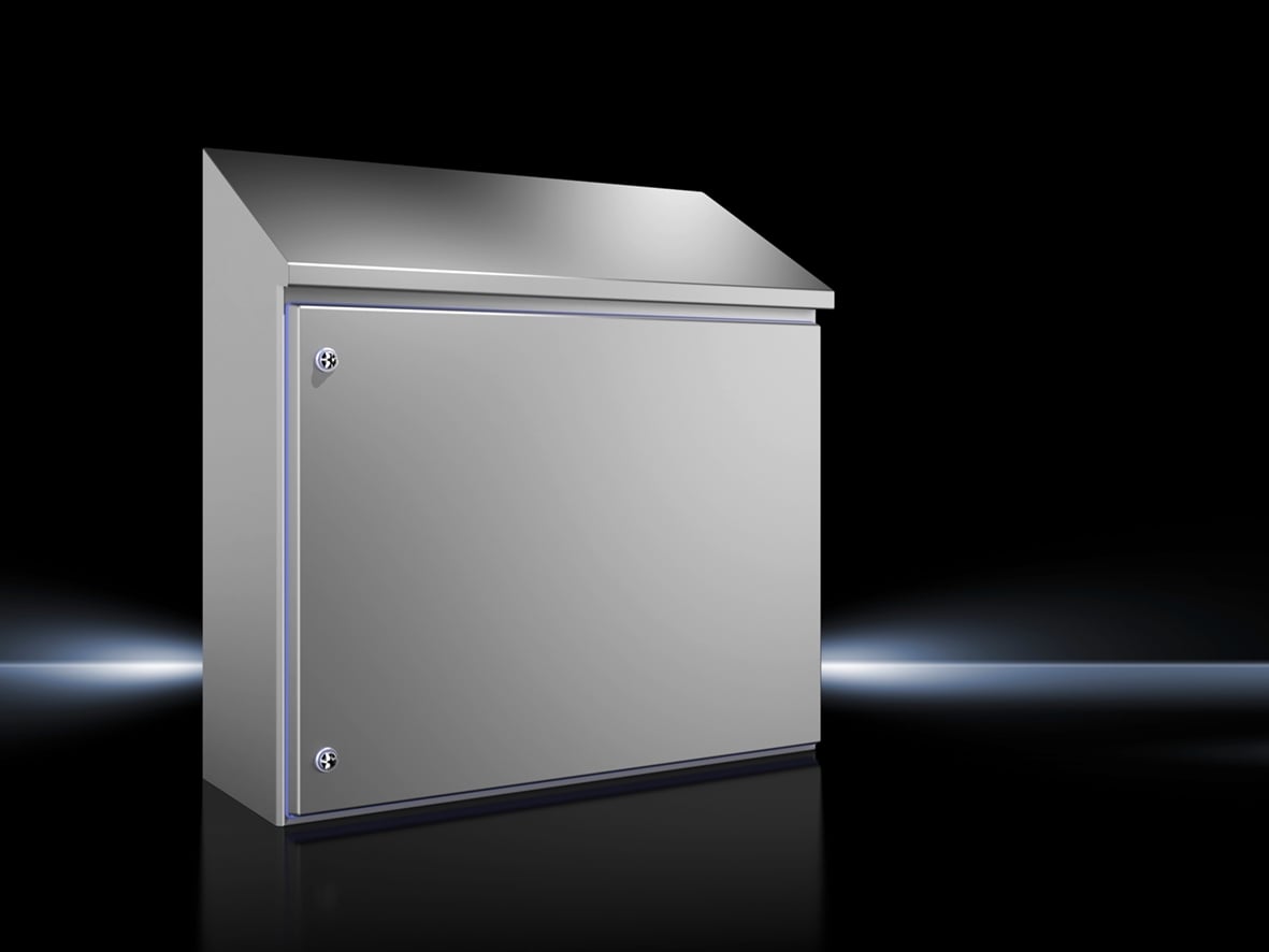 4000012 Compact Hygienic Design Enclosure, 24 in W x 8.2 in D, NEMA 3R/4X/13 NEMA Rating, Stainless Steel